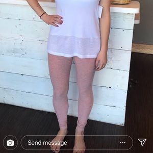 Pink Beyond Yoga Spacedye Leggings